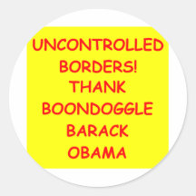obama anti pegatinas redondas