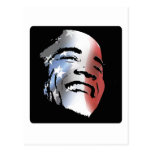 Obama: Barras y estrellas Tarjeta Postal