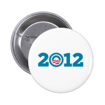 Obama/Biden 2012 (azul) Pins