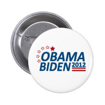 Obama Biden 2012 estrellas Pins