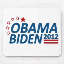 Obama Biden 2012 estrellas Tapete De Ratón