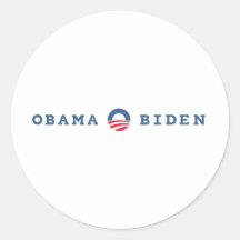 Obama/Biden 2012 Etiqueta Redonda