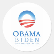 Obama Biden 2012 Pegatinas Redondas