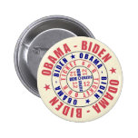Obama Biden nuestro boleto 2012 Pins