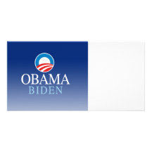 Obama/Biden Tarjetas Con Fotos Personalizadas