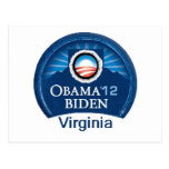 Obama Biden VIRGINIA Tarjetas Postales