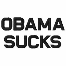 OBAMA CHUPA la camisa bordada