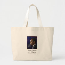 Obama con el retrato de JFK - la bolsa de asas