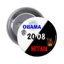 OBAMA contra McCain 2008 Pin