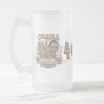 Obama cuatro más cervezas taza