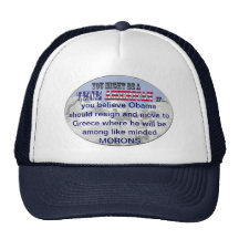 obama dimite las mañanas de Grecia Gorro