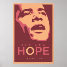 OBAMA: El nuevo Hope_Magenta Poster