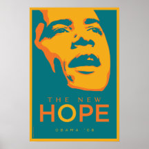 OBAMA: El nuevo Hope_Teal Impresiones
