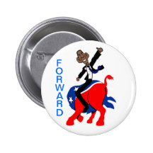 Obama en un burro - Pin