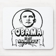 Obama es mi homeboy tapetes de raton
