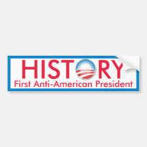 Obama hace historia etiqueta de parachoque