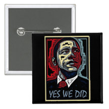 Obama hicimos sí 5 pins