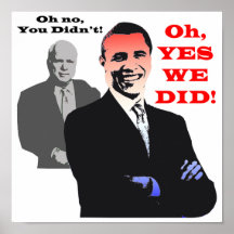 Obama HICIMOS SÍ Posters