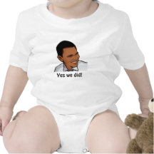 ¡obama, hicimos sí! trajes de bebé