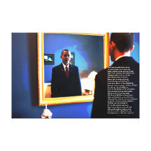 Obama, le conocía lienzo envuelto para galerias