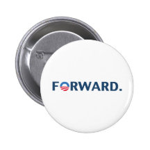 Obama/lema delantero de Biden 2012 (azul marino) Pin