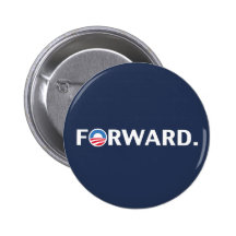 Obama/lema delantero de Biden 2012 (blanco en azul Pins