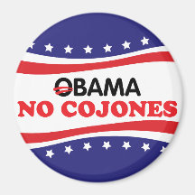 Obama ningún Cojones Imán