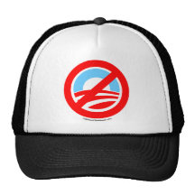 Obama ningún logotipo gorros  