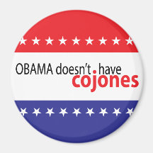 Obama no tiene Cojones Imán De Frigorífico