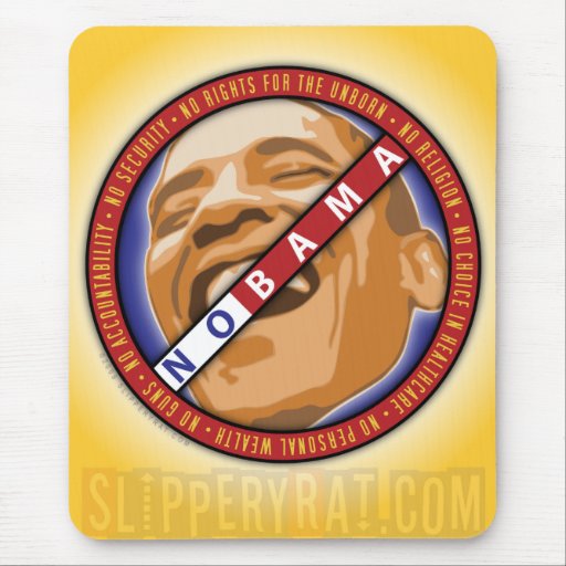 Obama "Nobama" Mousepad Alfombrilla De Ratón