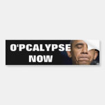 Obama - O'pocalypse ahora - eligen a Mitt Romney 2 Etiqueta De Parachoque