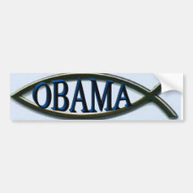 OBAMA PEGATINA DE PARACHOQUE