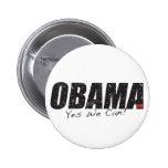 Obama "podemos sí!" Botón Pin