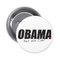 Obama "podemos sí!" Botón botones