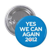 Obama que podemos abotonar sí otra vez pin