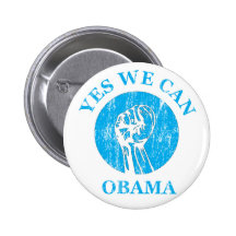 "Obama que podemos" abotonar sí Pins