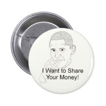 Obama quiere compartir su dinero pins