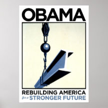 Obama: Reconstrucción de América Poster