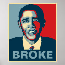 Obama se rompió posters