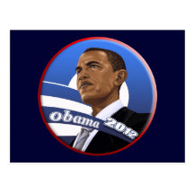 Obama sofisticado con clase fresco 2012 postales