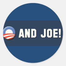 ¡Obama - van "O" y Joe! Etiqueta