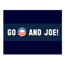 ¡Obama - van "O" y Joe! Postales