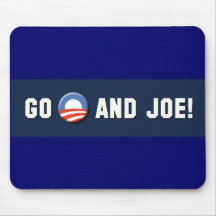 ¡Obama - van "O" y Joe! Tapetes De Ratones