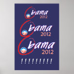 ¡Obama x 3! Poster