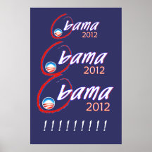 ¡Obama x 3! Poster