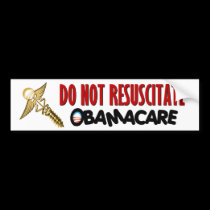 ObamaCare anti pegatinas de parachoque