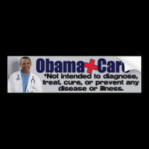 Obamacare anti - Obama anti pegatinas de parachoque