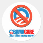 Obamacare - comience a alinearse ahora etiqueta