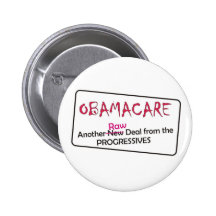 OBAMACARE es el nuevo trato crudo Pin