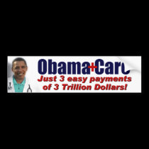 ObamaCare pegatinas de parachoque